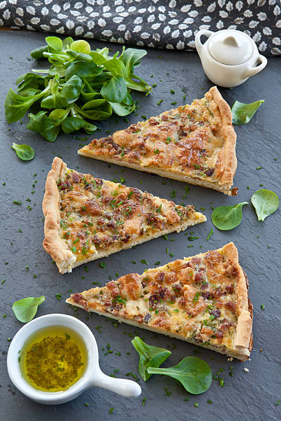 istock Quiche Lorraine and lamb's lettuce 478447083