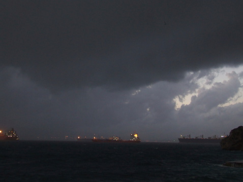 Storm in Gibraltar