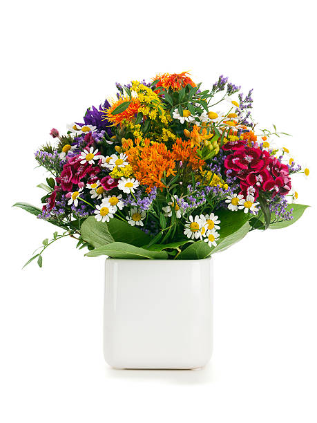 istock Beautiful summer bouquet isolated 478448652