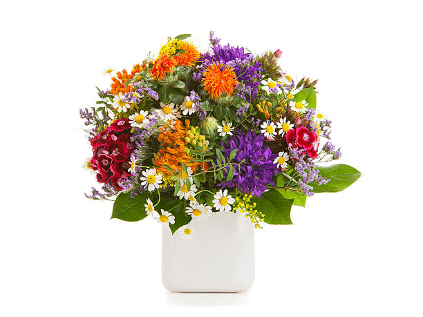 Beautiful summer flower bouquet isolated