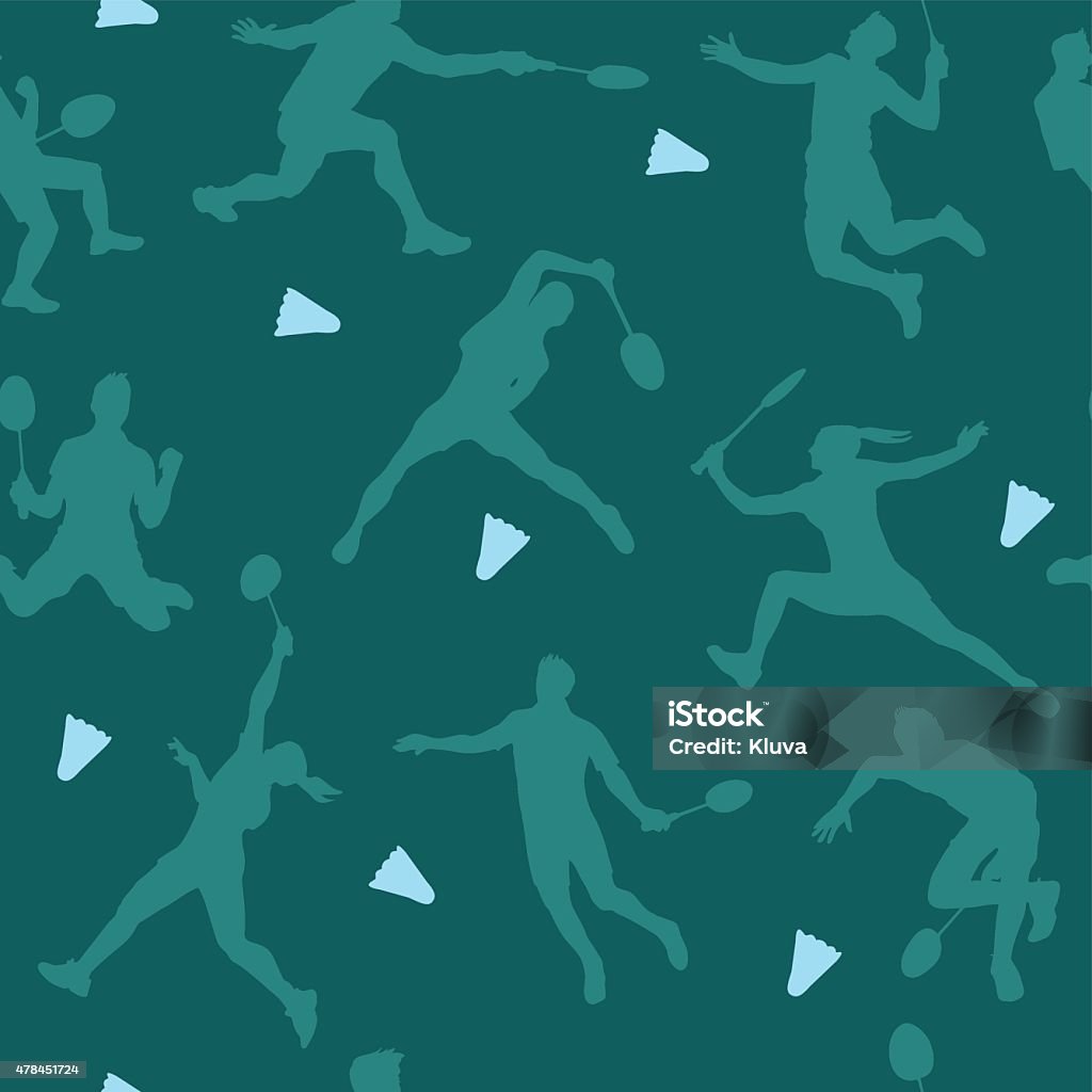 Badmington Pattern Badminton Sports Pattern Seamless Vector Background Stock Illustration ...