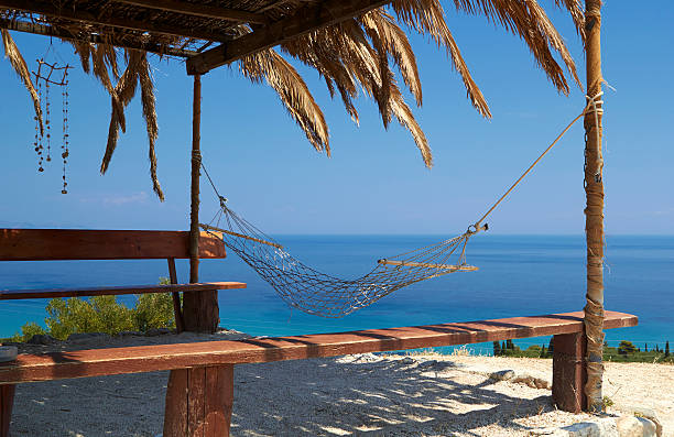 istock hammock Swing on a tropical beach - vacation background 478454500
