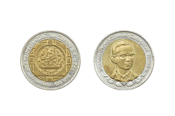 istock baht coin isolated on white background 478458399