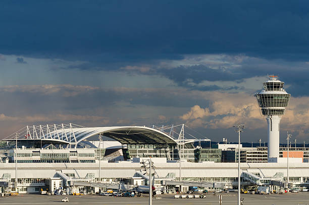Munich Airport Munich Airport, Munich, Bavaria, Germany munich airport stock pictures, royalty-free photos & images