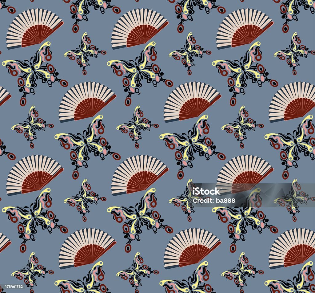 Asian Background Pattern Asian Wallpaper Pattern Stock Illustration - Download Image Now - 2015 ...