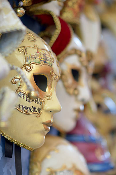 istock Female carnival mask with  background 478462815