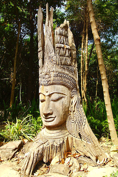 istock Wooden statue of Buddha. 478468105