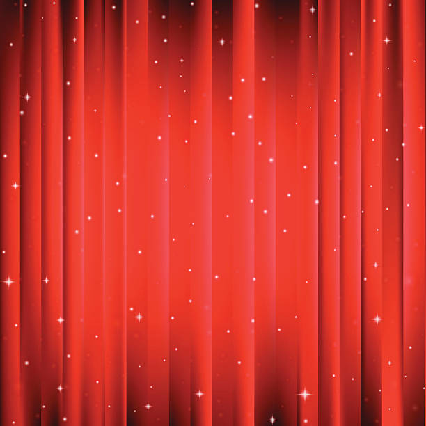 istock Abstract red Christmas background with bright center and snowflakes 478468286