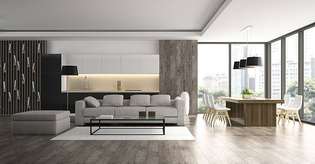 istock Interior of the modern design  loft  3D rendering 478468980
