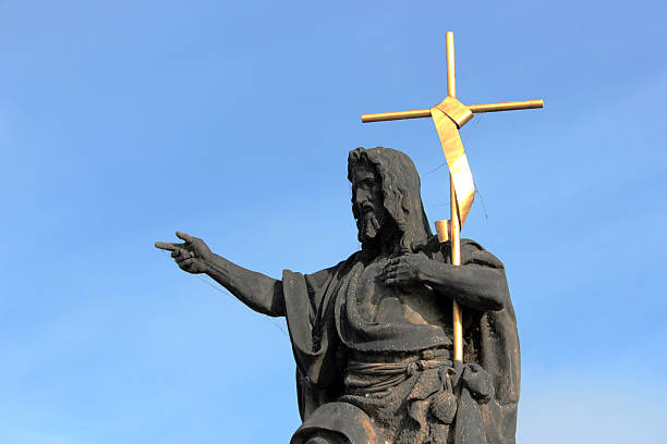 istock Statue of St. John the Baptist, Charles Bridge 478471192