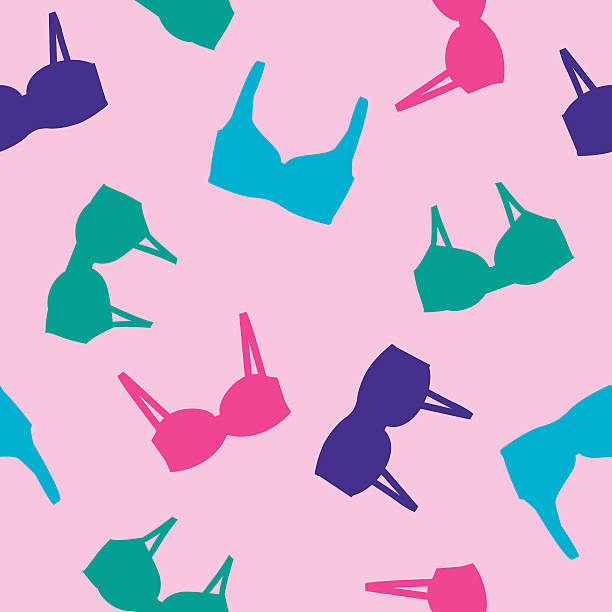 ilustrações de stock, clip art, desenhos animados e ícones de sutiã padrão - panties lingerie sensuality bra