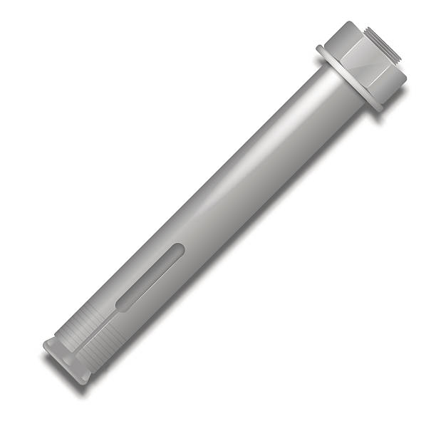 istock Vector illustration of metal expansion anchor - bolt 478472120
