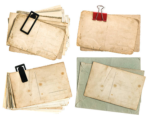 istock old postcards and envelopes isolated on white 478473951