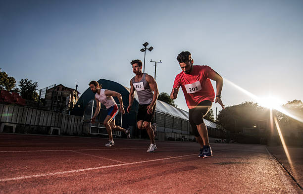 istock Athletes making an effort while running a sports race. 478477574
