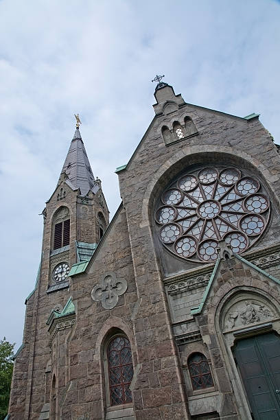 istock Falkenberg church in neo-Gothic style 478480346
