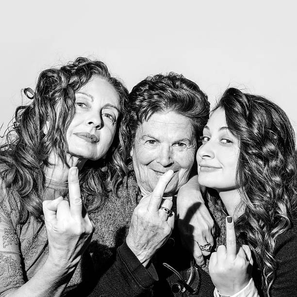 istock Three women with the middle finger send someone to hell 478482001