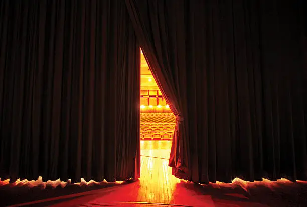 Photo of Moving Stage Curtains