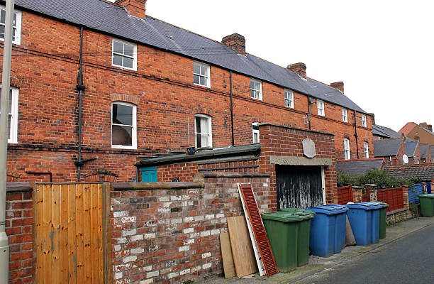 istock Back of terrace houses 478488877