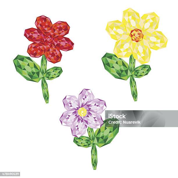 Conjunto De Jóias De Flores - Arte vetorial de stock e mais imagens de Acessório - Acessório, Azul, Broche