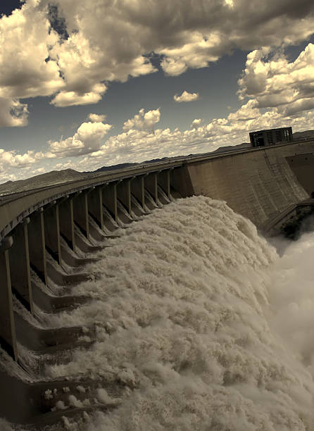Gariep Dam vicino Norvalspont in Sud Africa - foto stock