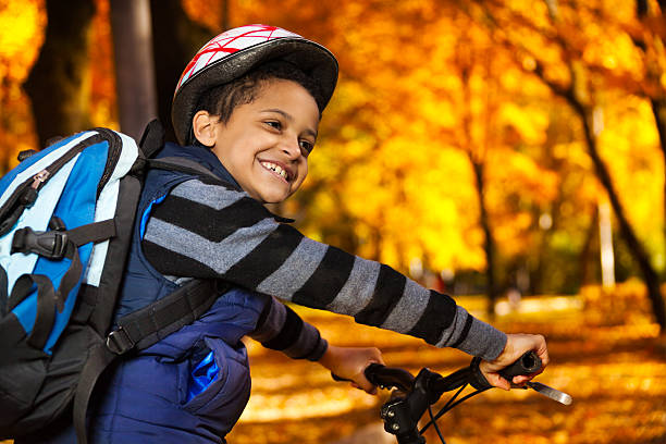 istock Riding to school on a bike 478493399