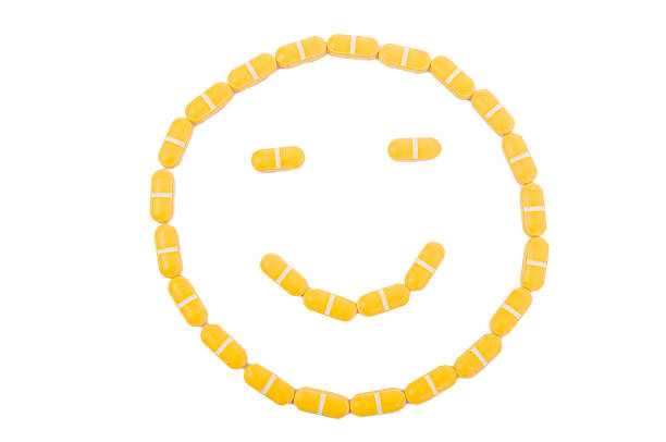 istock Smiley and friendly face made of pills 478493638