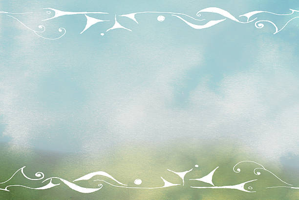handmade ornament prints on paper background - abstract graphic design
