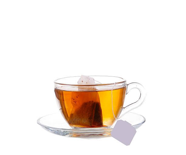 istock Glass of Tea with Bag End. Isolated 478494030
