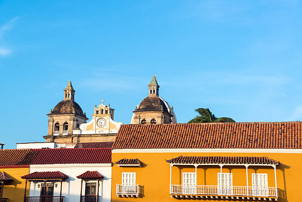 istock Colonial Facades and Church 478507587