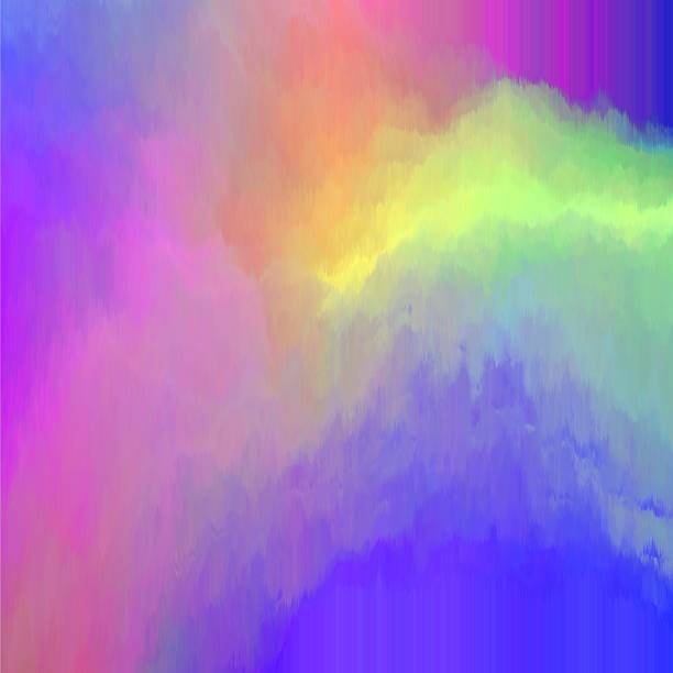 istock Pseudo oil painting in blue, pink and yellow 478508870