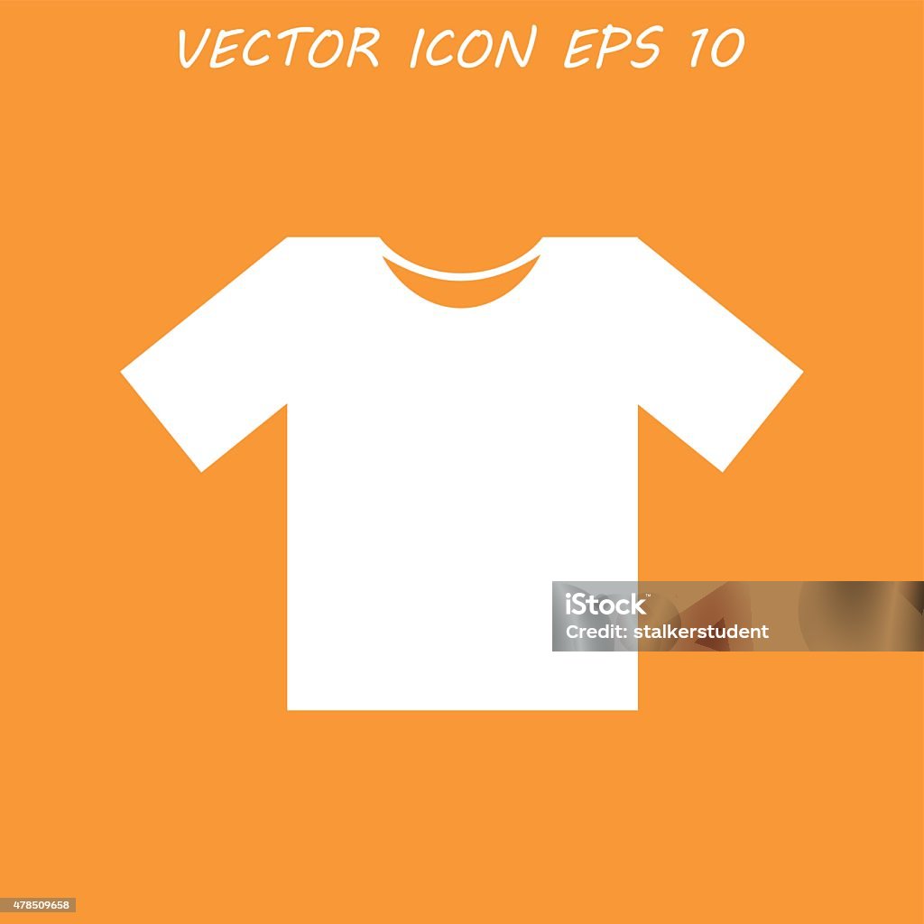 Tshirt Icon icon, vector illustration. Flat design style Tshirt Icon icon,  Flat Illustrator EPS 10 2015 stock vector