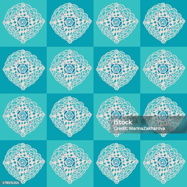 Seamless Pattern Stock Illustration - Download Image Now - 2015, Abstract, Backgrounds