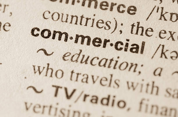 istock Dictionary definition of word commercial 478516130