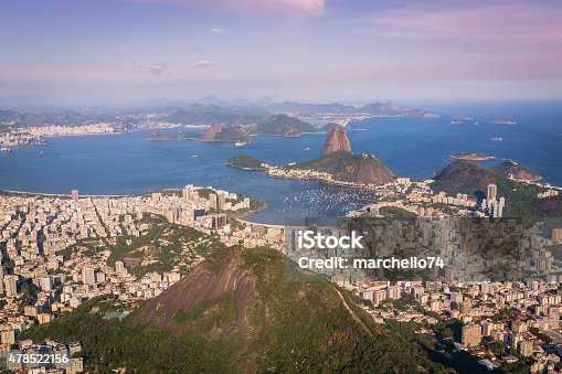 istock Beautiful aerial skyline view of Rio de Janeiro 478522156