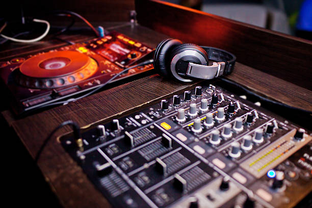 istock Mixing Console at the night club 478524698
