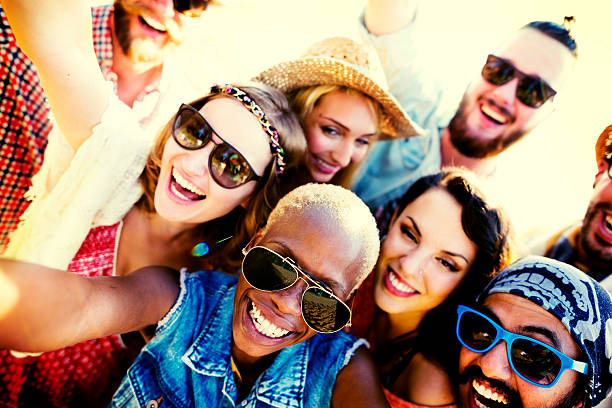 istock Diverse People Beach Summer Friends Fun Selfie Concept 478528506
