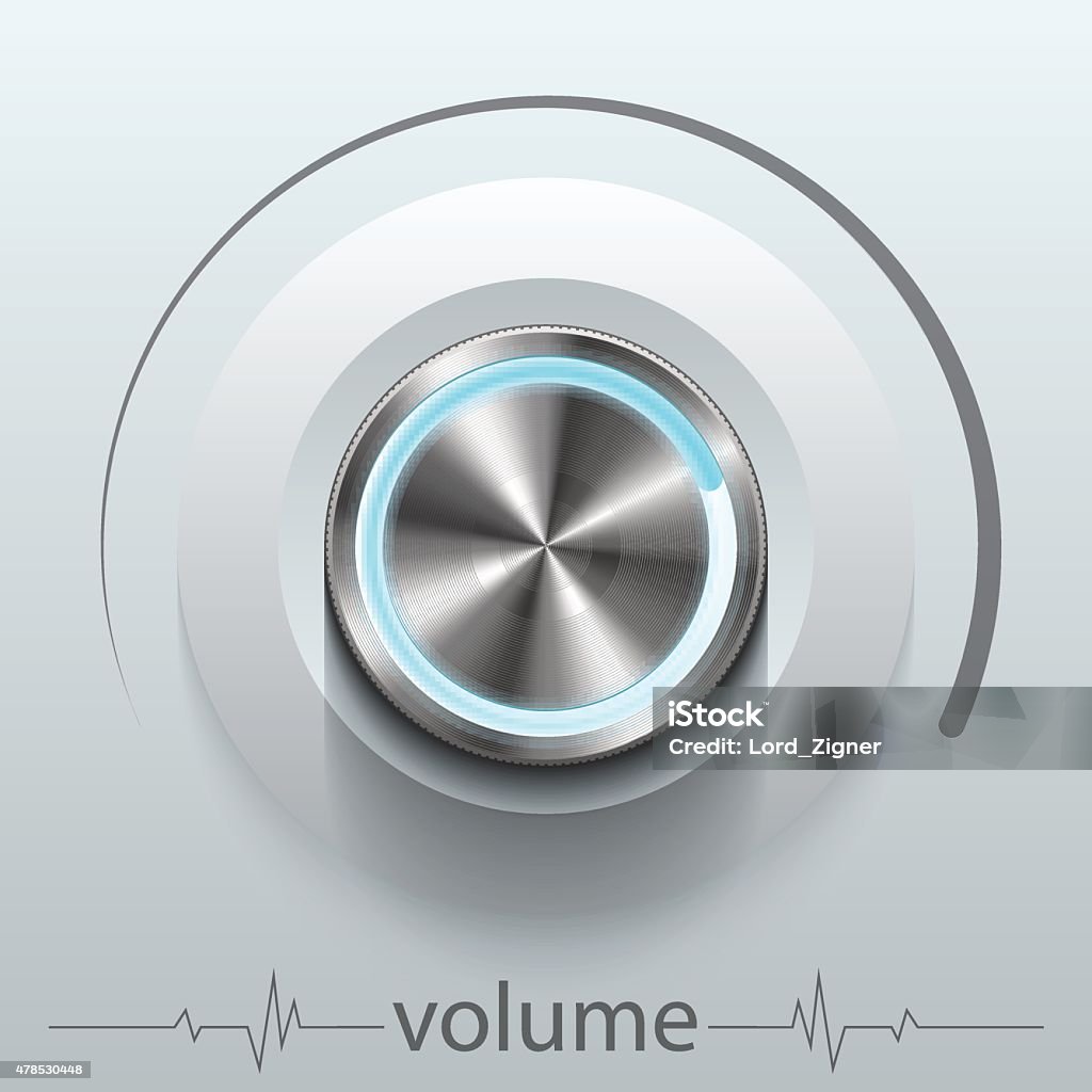 Volume Button Visual Button Volume Stock Illustration - Download Image Now - 2015, Acoustic ...