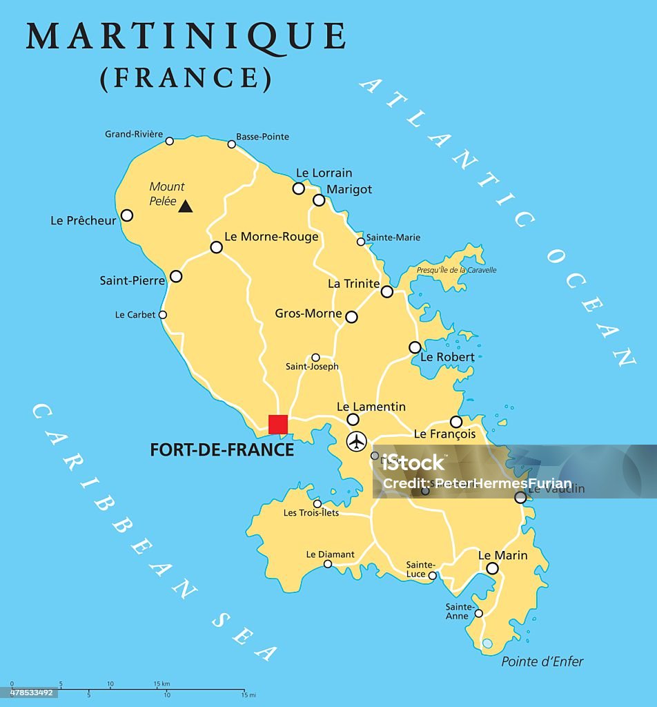 Bản Đồ Chính Trị Martinique Hình minh họa Sẵn có - Tải xuống Hình ...