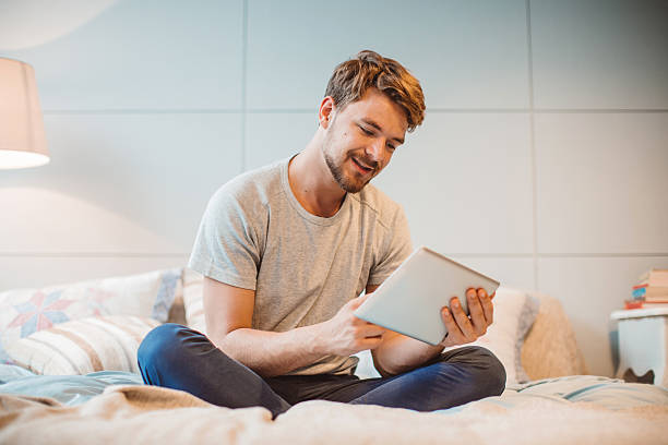 istock Young man enjoying at home. 478533784