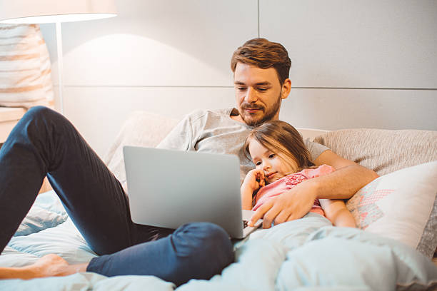 istock Father and daughter enjoying at home. 478533860