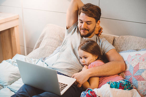 istock Father and daughter enjoying at home. 478536414
