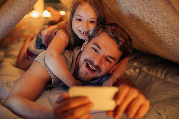 istock Father and daughter enjoying at home. 478536424