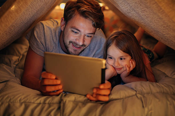 istock Father and daughter enjoying at home. 478536498