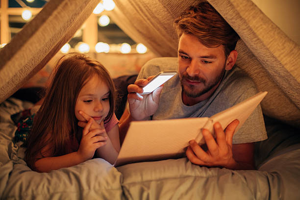 istock Father and daughter enjoying at home. 478536542