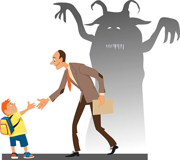 Meeting A Teacher For The First Time Stock Illustration - Download Image  Now - Horror, Spooky, Teacher - iStock