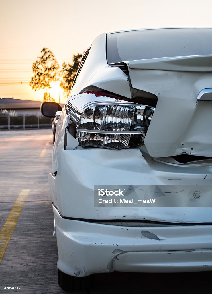Car accident, insurance concept Car accident, insurance concept, Thailand Car Accident Stock Photo