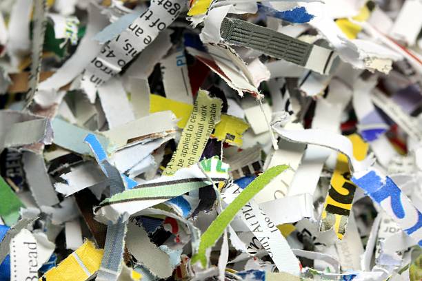 istock Shredded paper closeup - Business Security and Recycling Concept 478545123