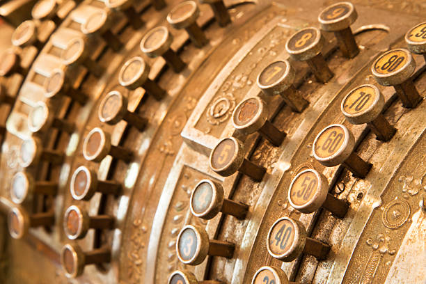 istock Very old cash register 478546076