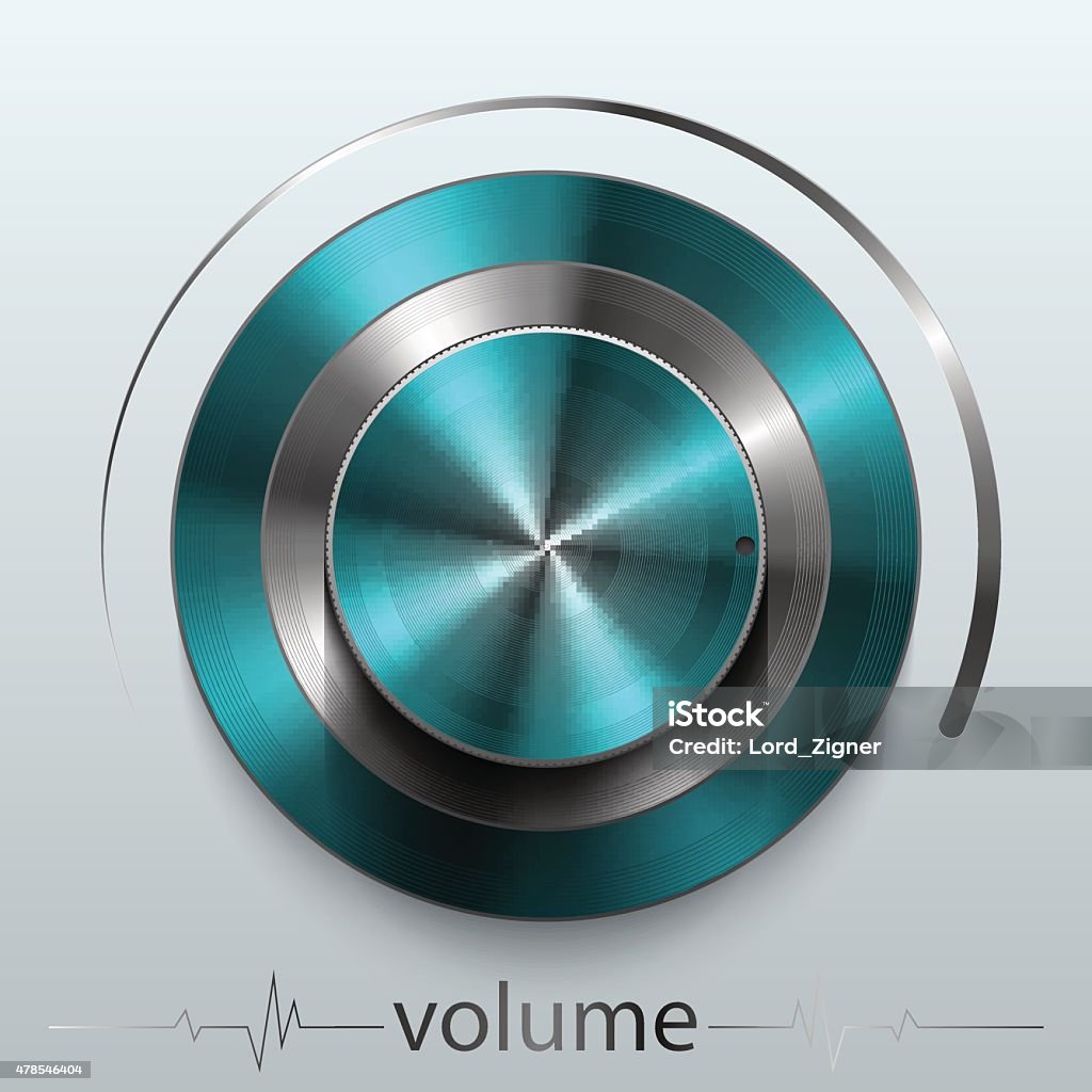 Button Volume Stock Illustration - Download Image Now - 2015, Acoustic ...