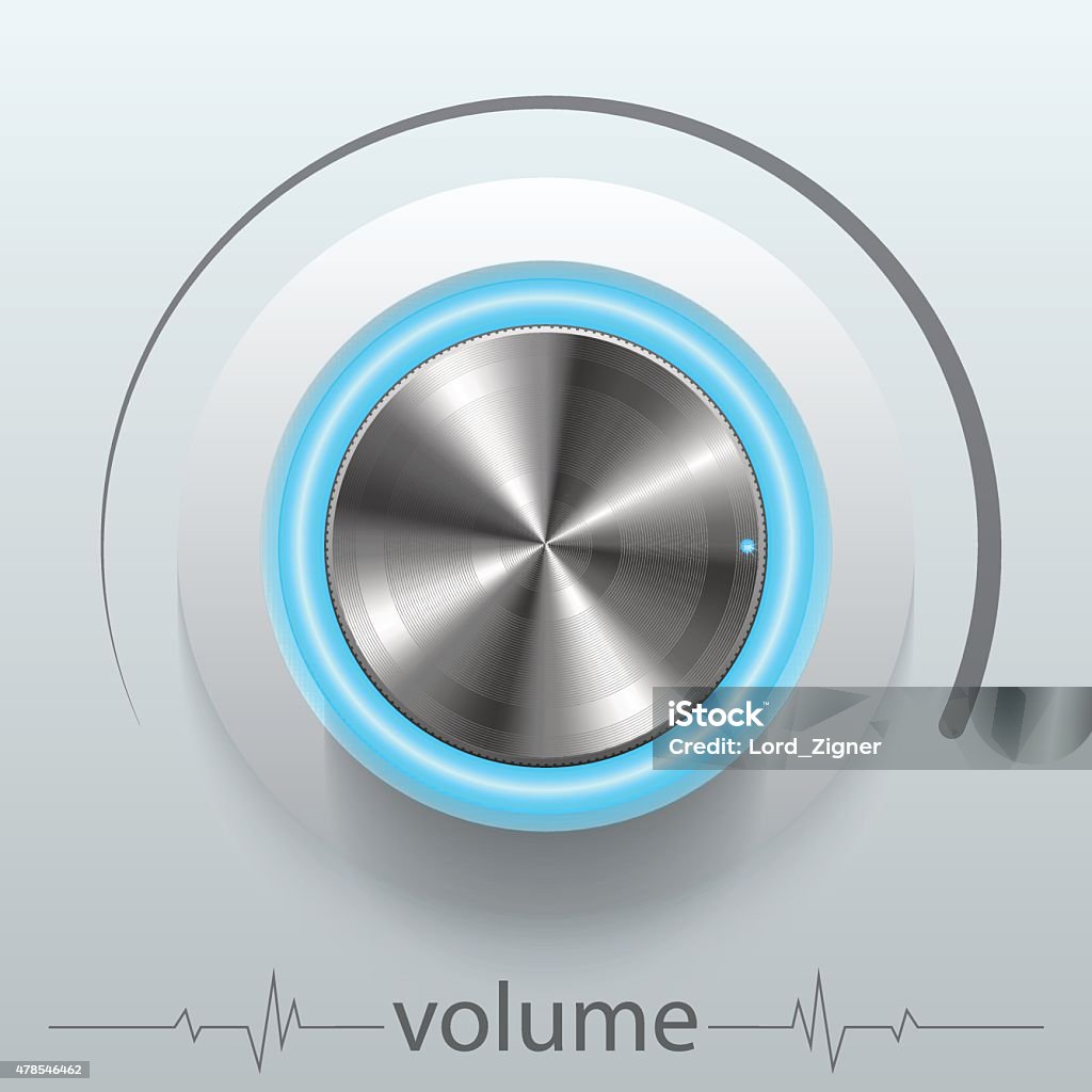 Volume Button Example Button Volume Stock Illustration - Download Image Now - 2015, Acoustic ...